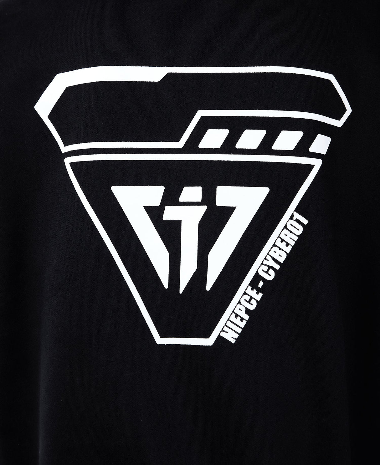 Black Niepce Cyber01 Hoodie from Niepce Inc