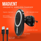 HyperGear MagVent Wireless Car Charging Mount for iPhone 13 from Jupiter Gear Home