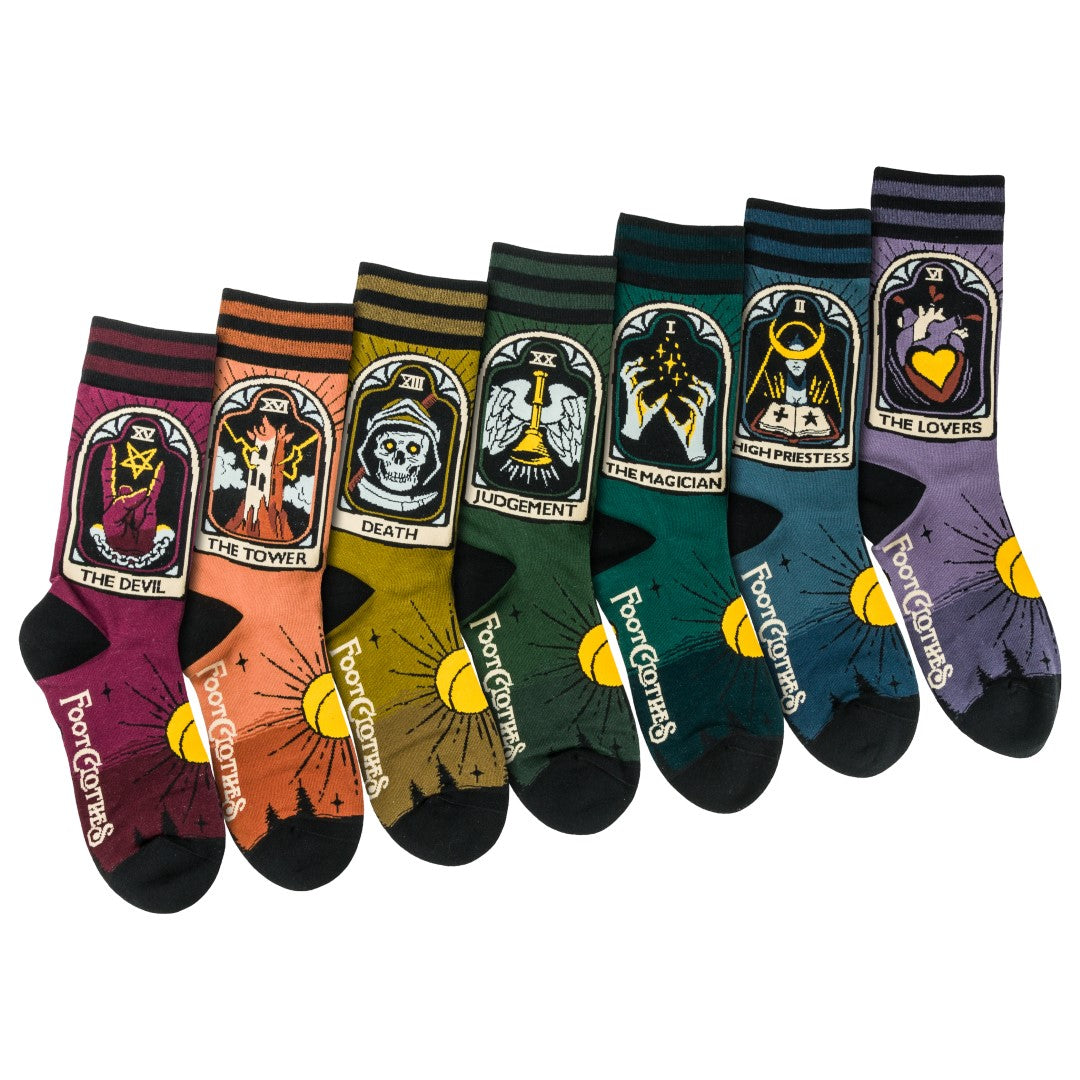 Tarot Nouveau Crew Sock Pack | 7 Designs from FootClothes
