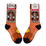 The Tower Tarot Nouveau Crew Socks from FootClothes