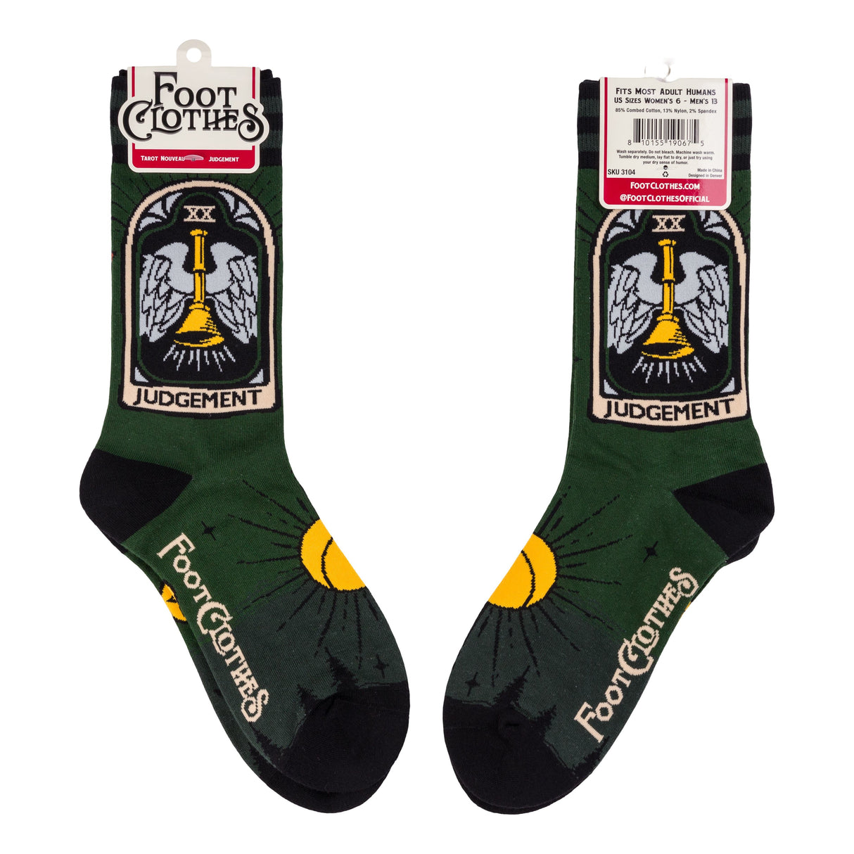Judgement Tarot Nouveau Crew Socks from FootClothes