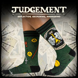 Judgement Tarot Nouveau Crew Socks from FootClothes