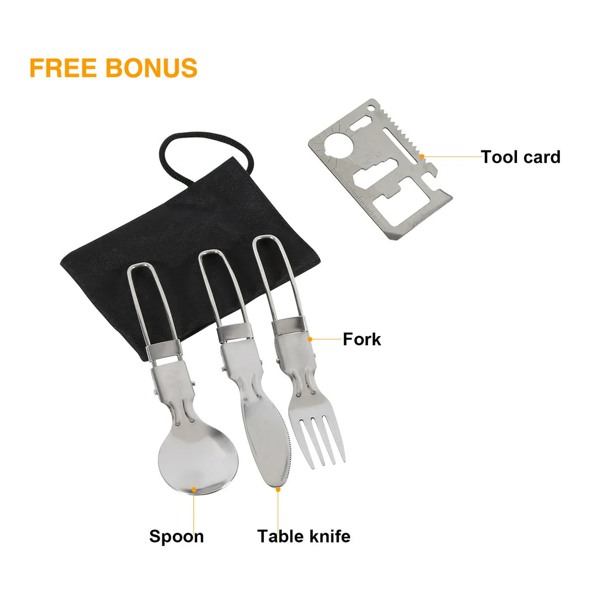 PCS 11/12/22 Camping Cookware Mess Kit From Redcamp