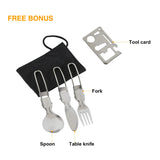 PCS 11/12/22 Camping Cookware Mess Kit From Redcamp