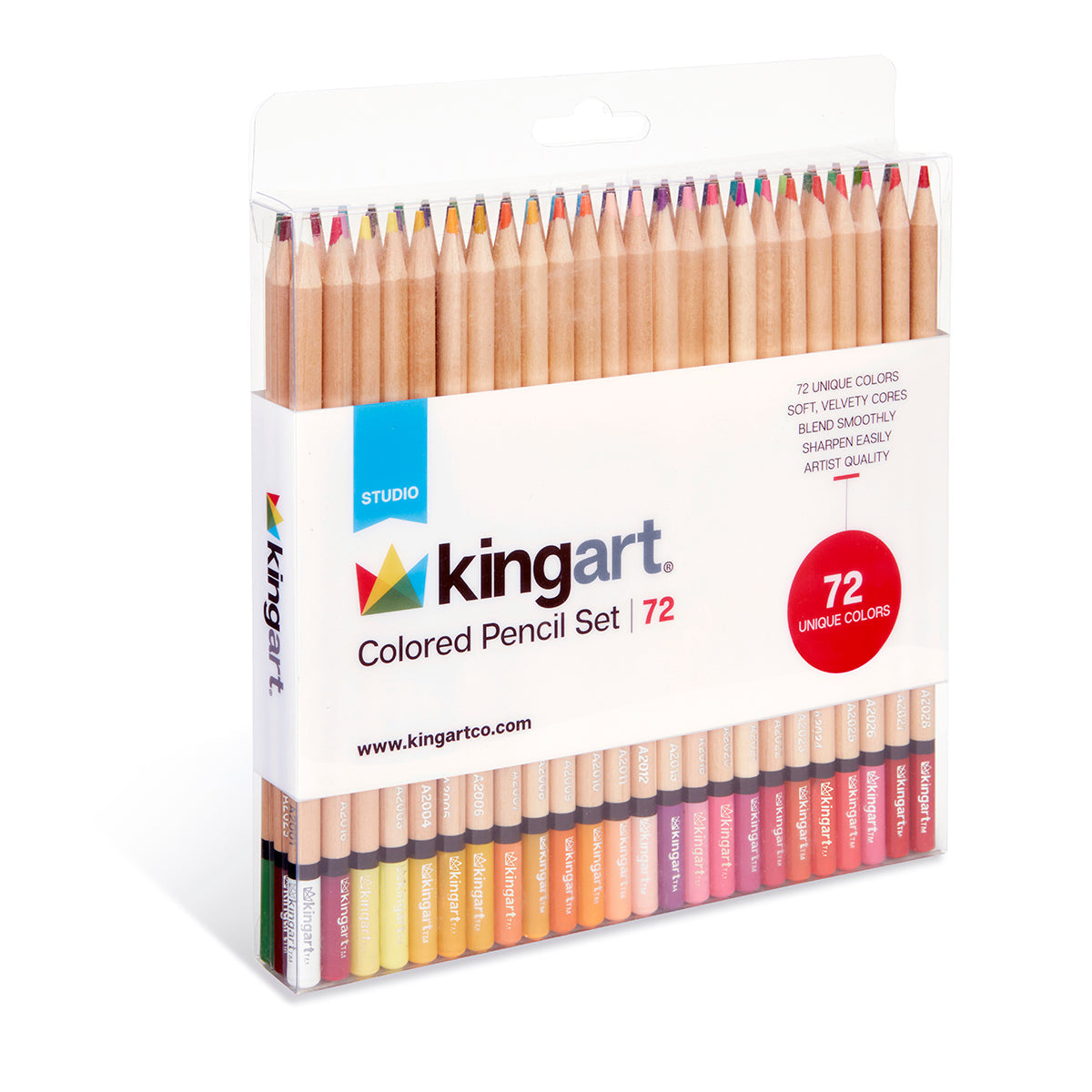 Colored Pencils 72 Colors from KINGART