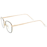 True Vintage Dapper Square Clear Lens Glasses C718 from zeroUV