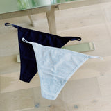 Cotton Thong 2 Pack Underwear from The Bra Lab