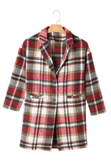 Button-Down Plaid Coat from MsDressly
