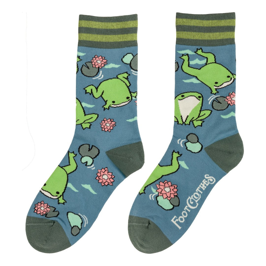 Hoppy Days Crew Socks from FootClothes