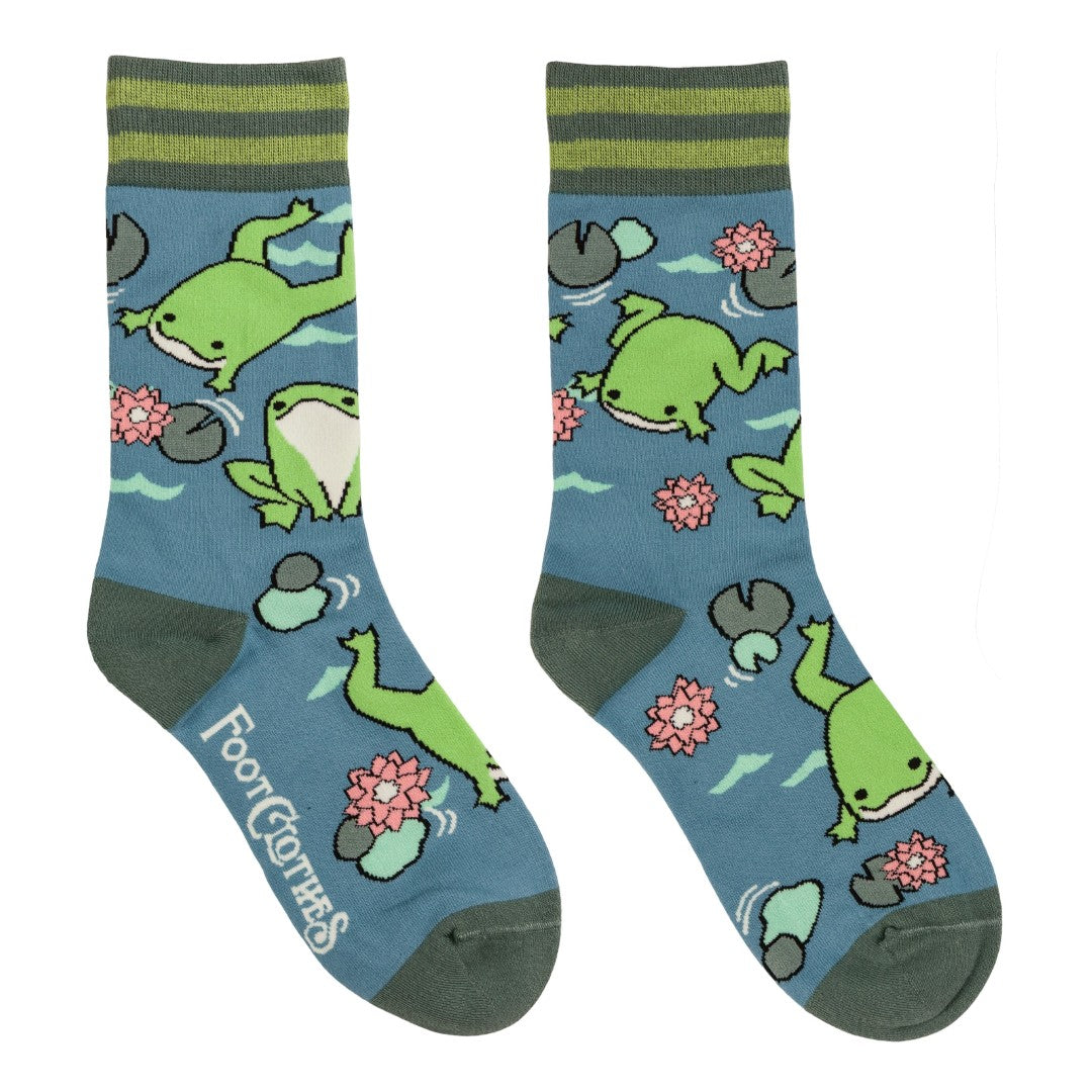 Hoppy Days Crew Socks from FootClothes
