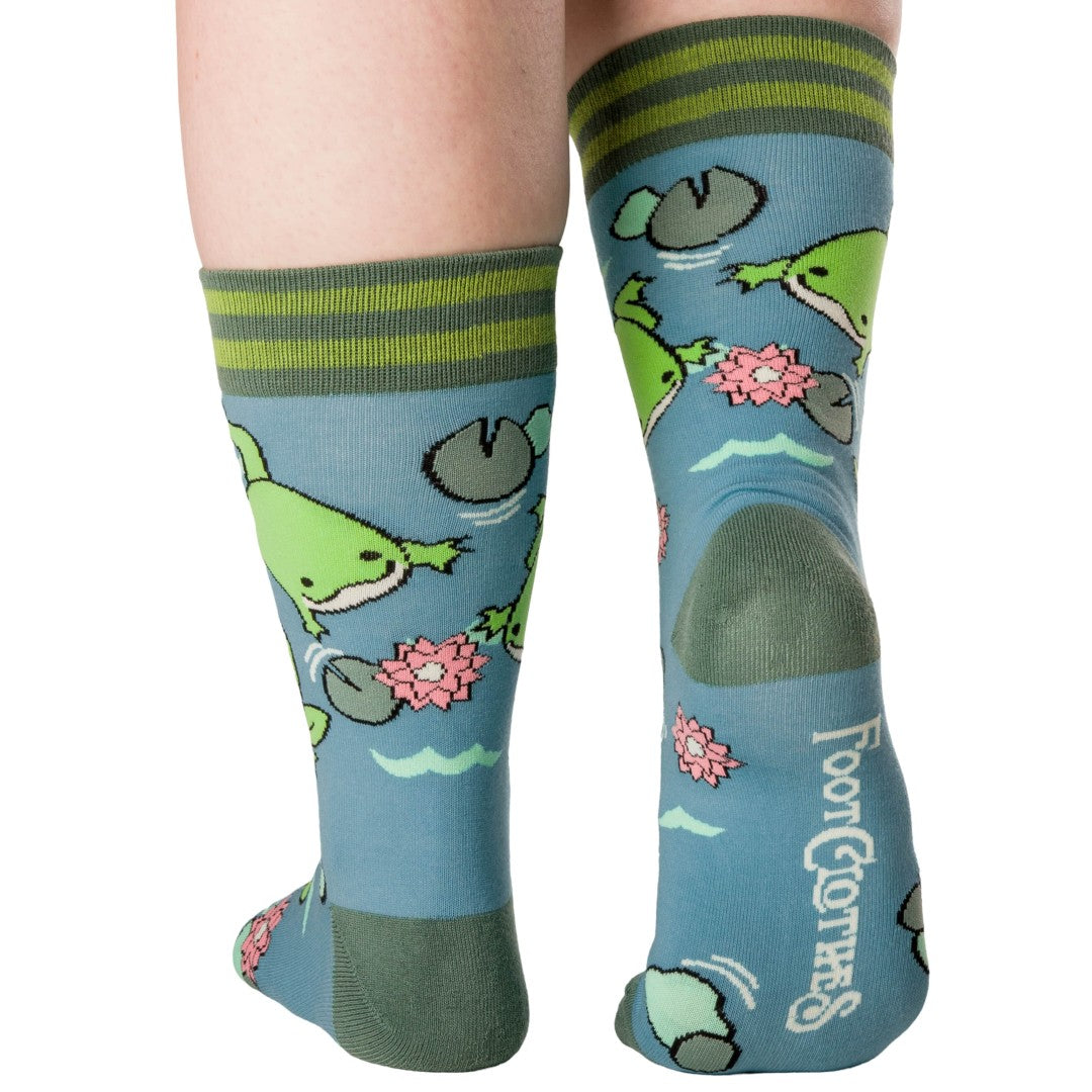 Hoppy Days Crew Socks from FootClothes