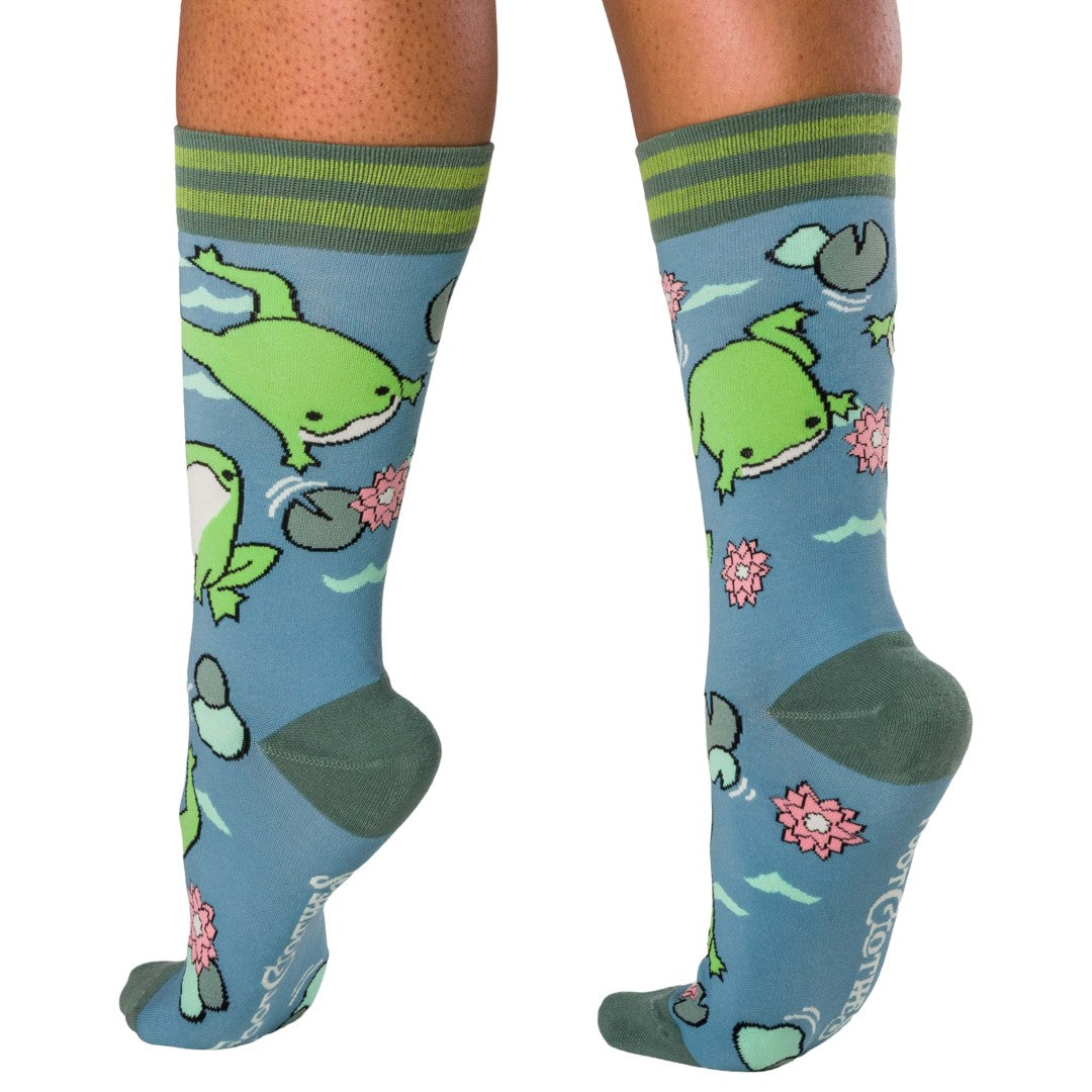 Hoppy Days Crew Socks from FootClothes