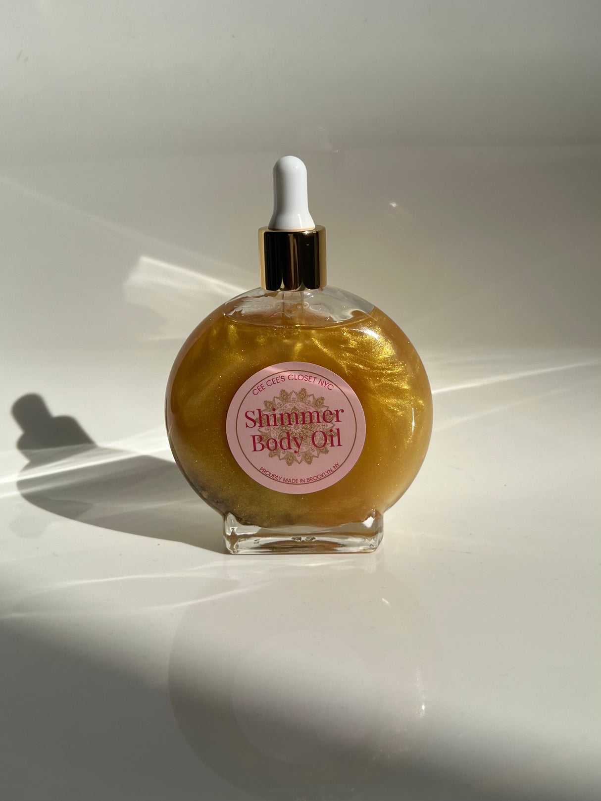 Shimmer Dry Body Oil from Cee Cee's Closet NYC