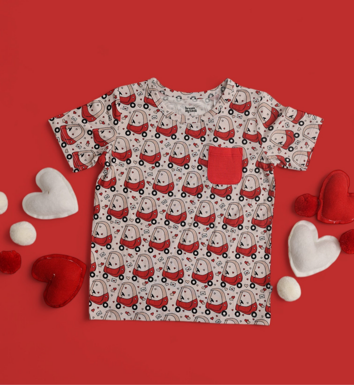 CUPID'S COUPE DREAM POCKET TEE from DREAM BIG LITTLE CO