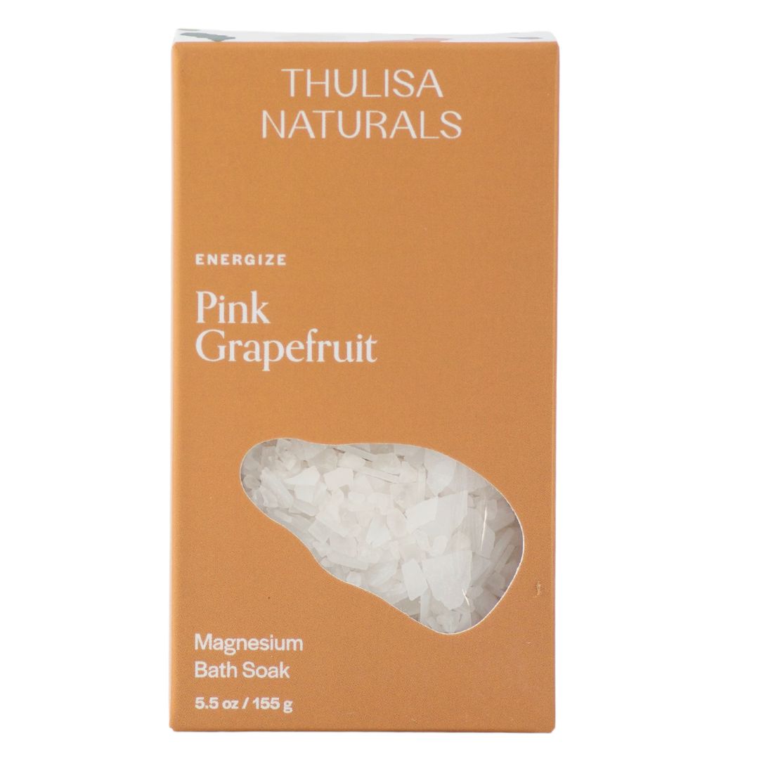 Energizing Pink Grapefruit Magnesium Bath Soak from Thulisa Naturals