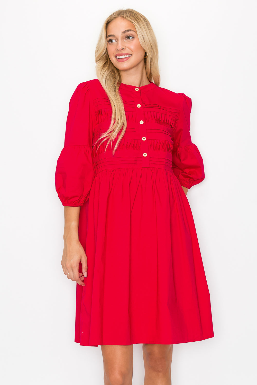 Whitney Cotton Poplin Dress from Joh Apparel