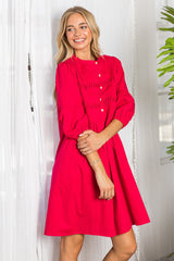 Whitney Cotton Poplin Dress from Joh Apparel