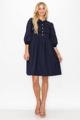 Whitney Cotton Poplin Dress from Joh Apparel