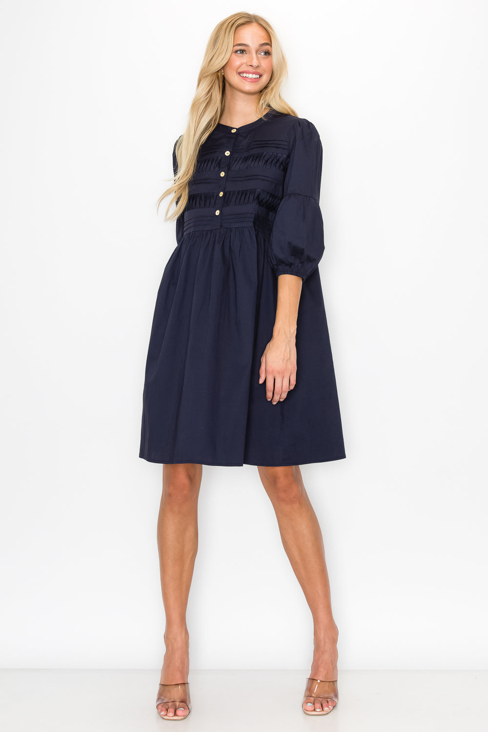 Whitney Cotton Poplin Dress from Joh Apparel