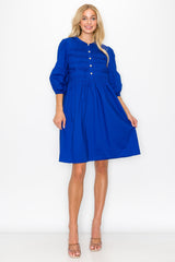 Whitney Cotton Poplin Dress from Joh Apparel