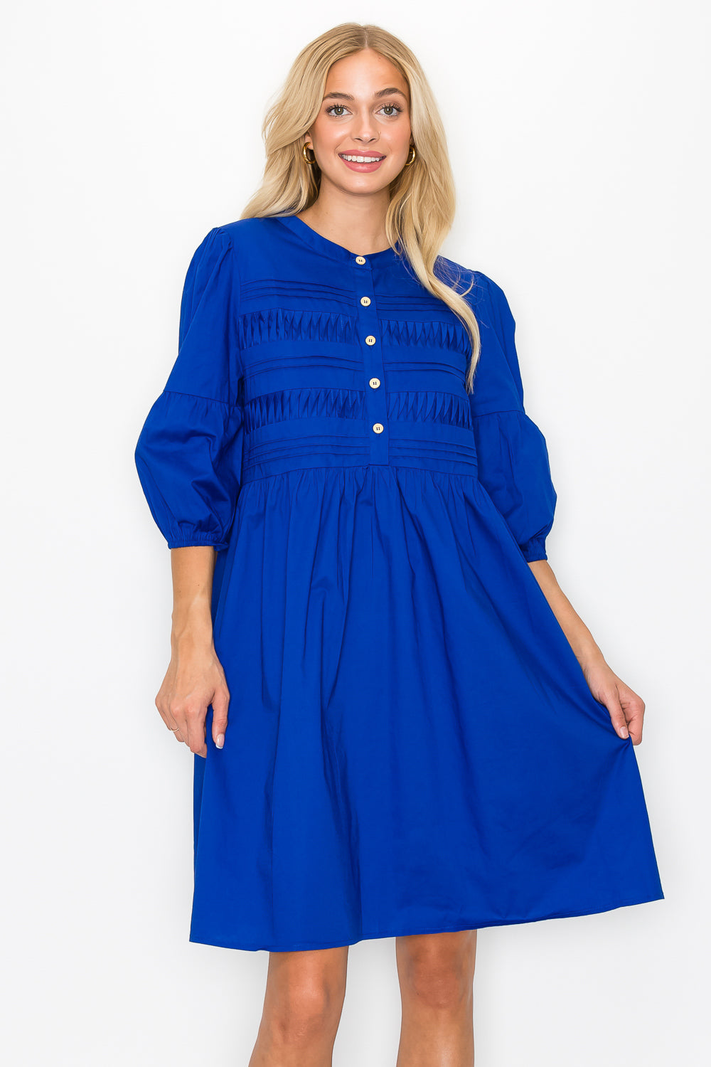 Whitney Cotton Poplin Dress from Joh Apparel