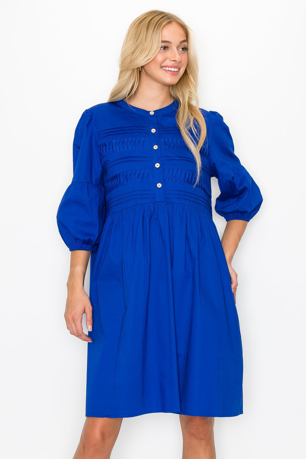 Whitney Cotton Poplin Dress from Joh Apparel