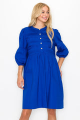 Whitney Cotton Poplin Dress from Joh Apparel