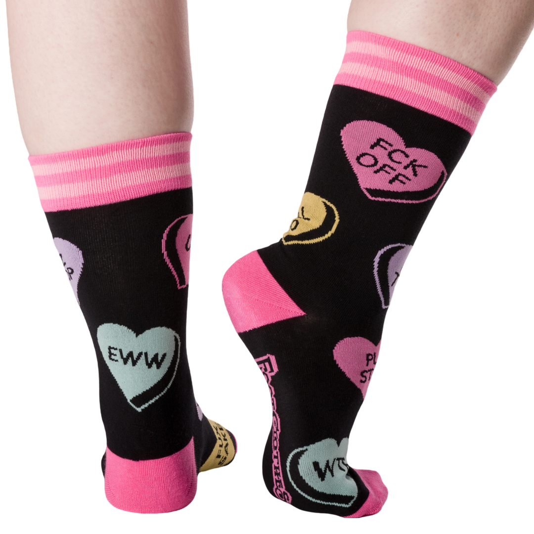 Heartbreaker Crew Socks from FootClothes