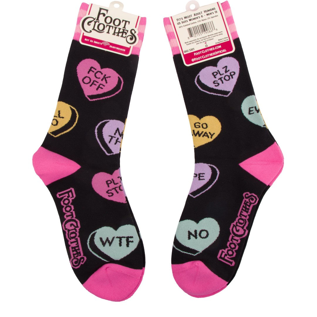 Heartbreaker Crew Socks from FootClothes