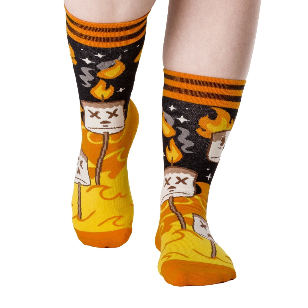 S'morbid Crew Socks from FootClothes