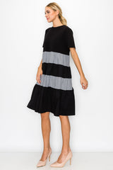 Romi Cotton Dress with Stripes from Joh Apparel