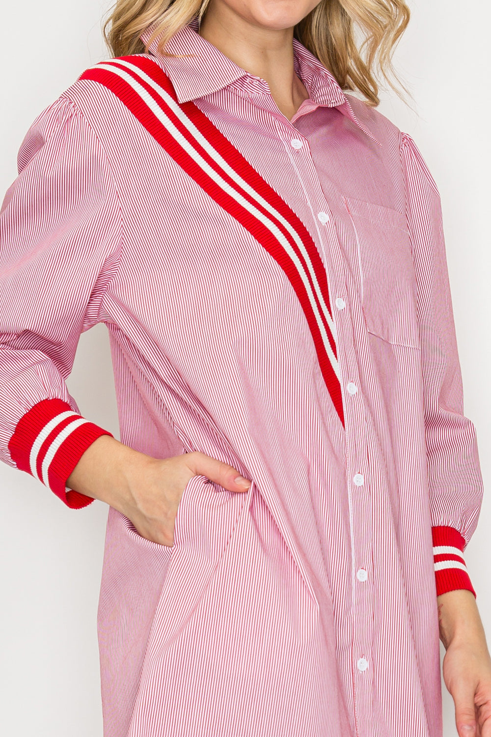 Wenna Cotton Shirt Dress from Joh Apparel