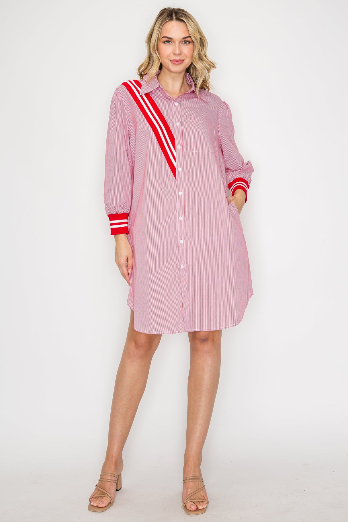 Wenna Cotton Shirt Dress from Joh Apparel