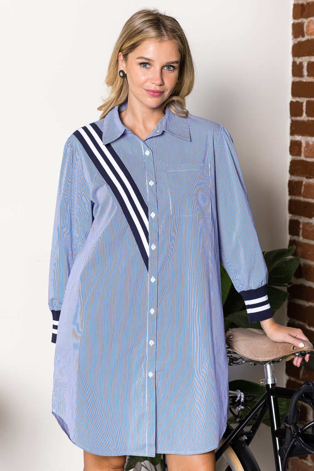 Wenna Cotton Shirt Dress from Joh Apparel