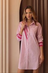 Wenna Cotton Shirt Dress from Joh Apparel