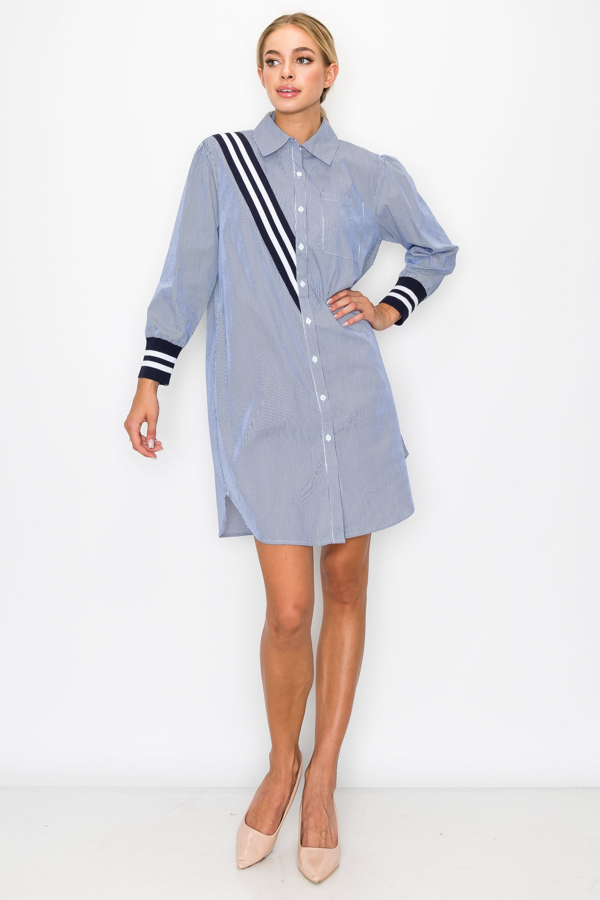 Wenna Cotton Shirt Dress from Joh Apparel