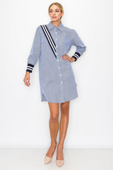 Wenna Cotton Shirt Dress from Joh Apparel