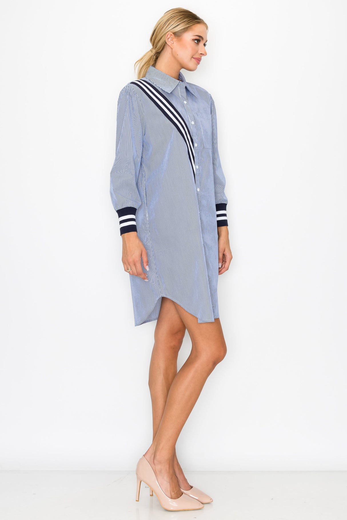Wenna Cotton Shirt Dress from Joh Apparel