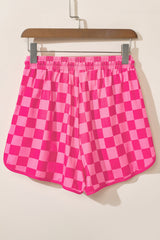 Checkered Drawstring Casual Shorts from Threaded Pear