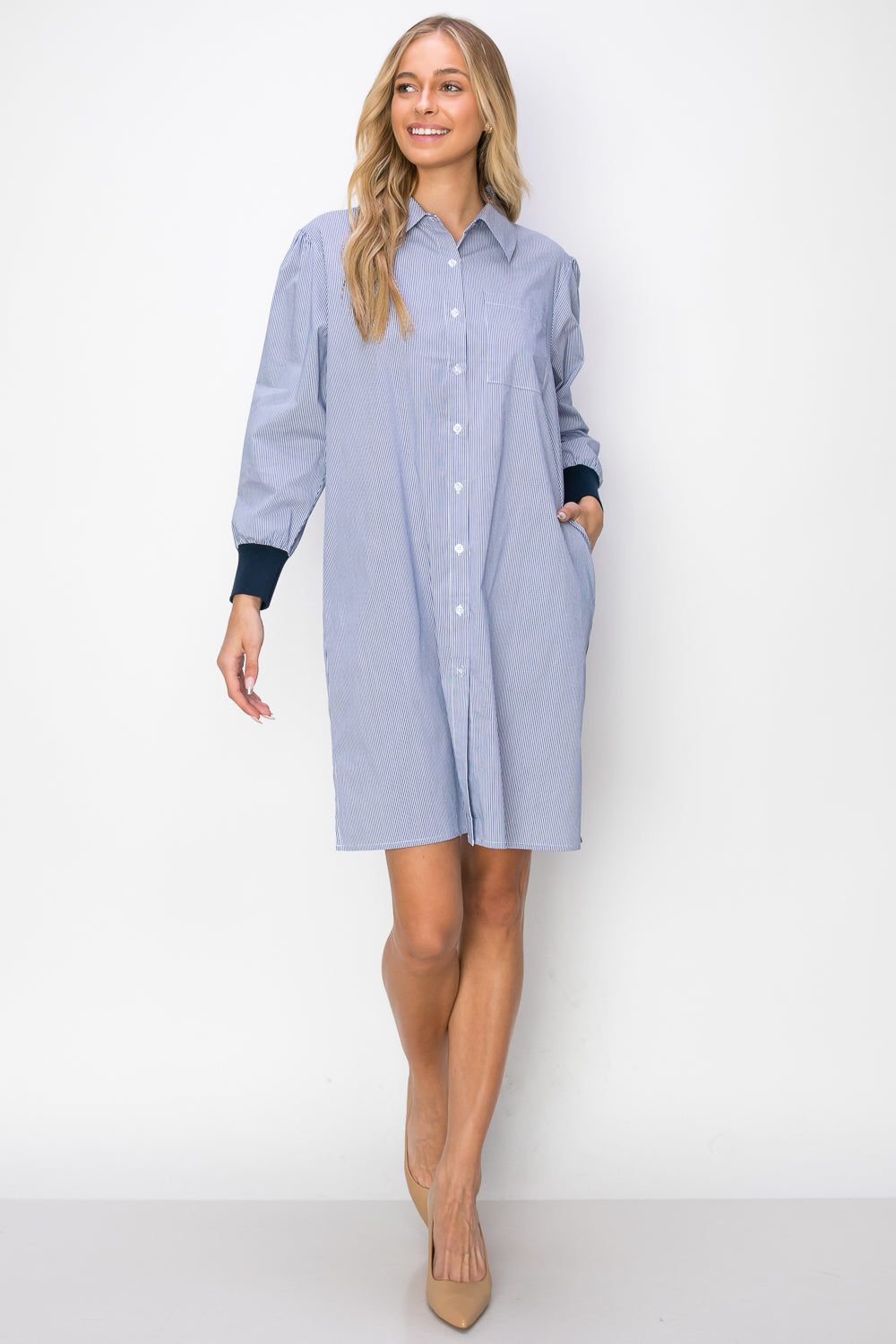 Winae Cotton Shirt Dress from Joh Apparel