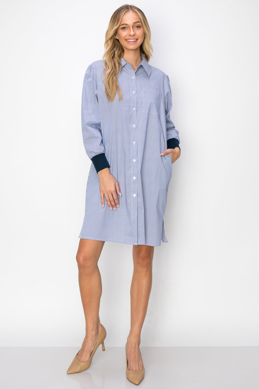 Winae Cotton Shirt Dress from Joh Apparel