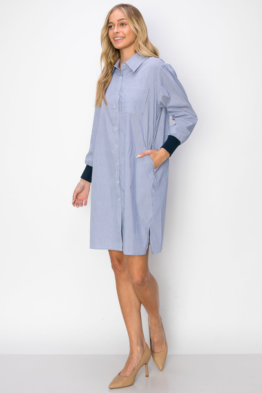 Winae Cotton Shirt Dress from Joh Apparel