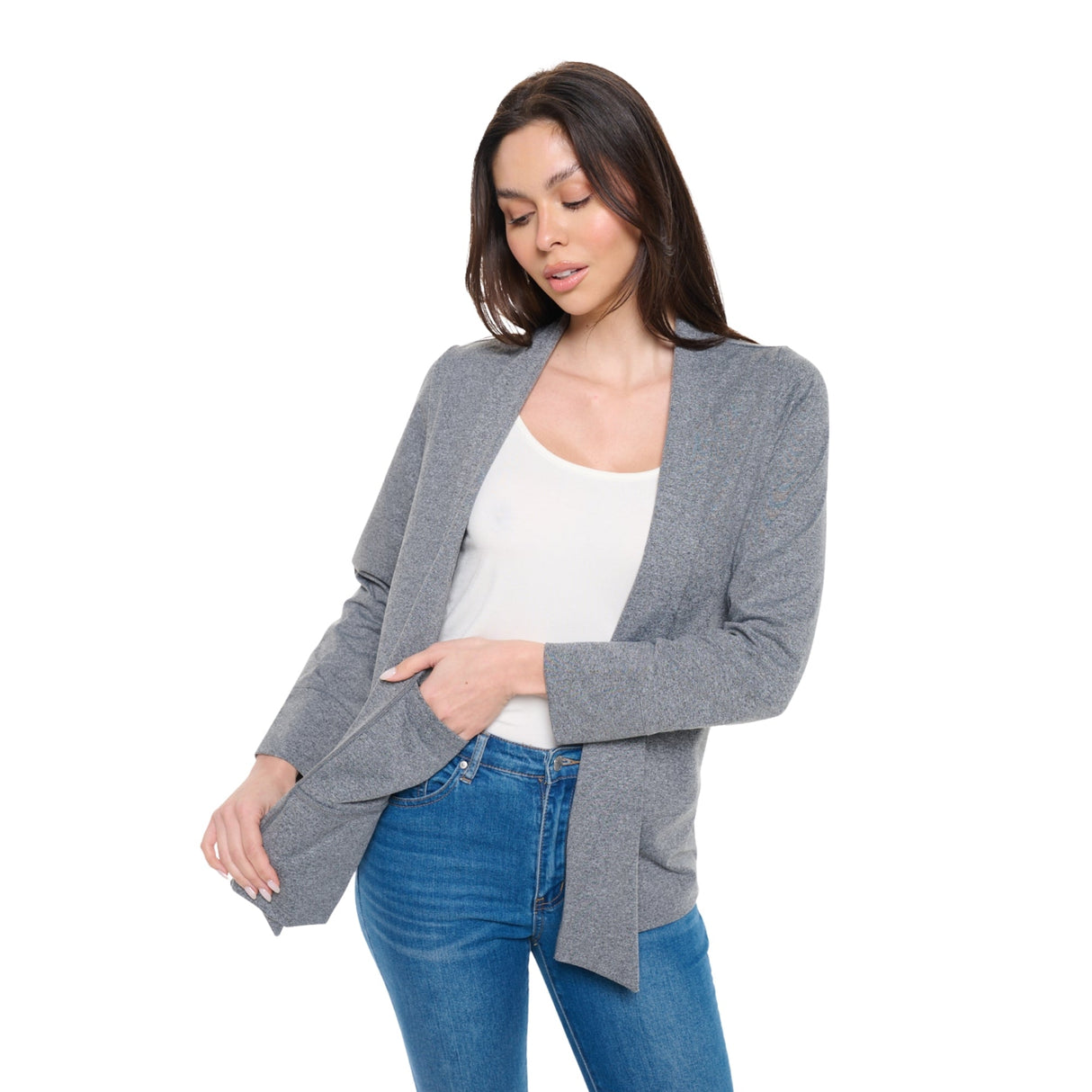 Flow Cardigan | Steel from Undersummers