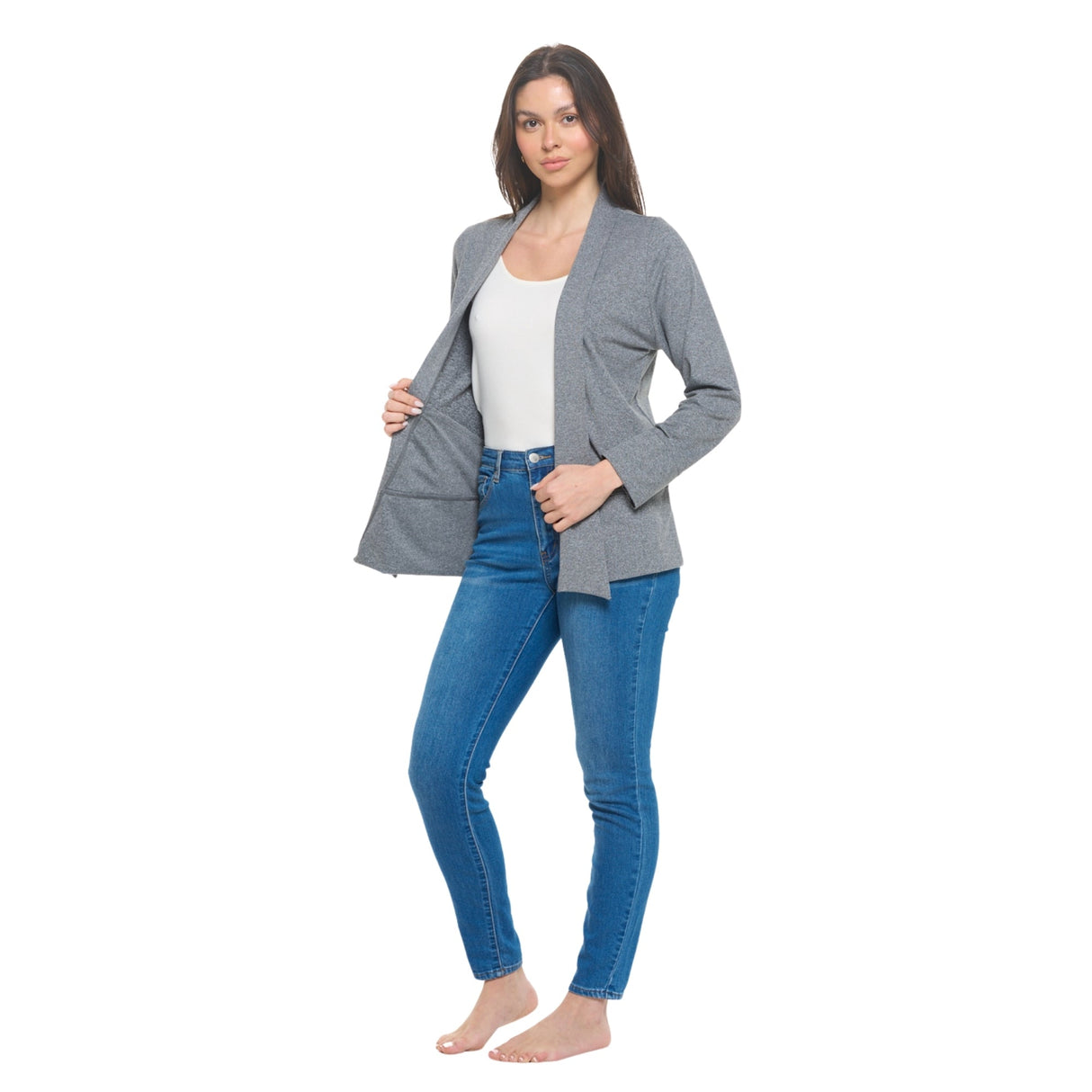 Flow Cardigan | Steel from Undersummers