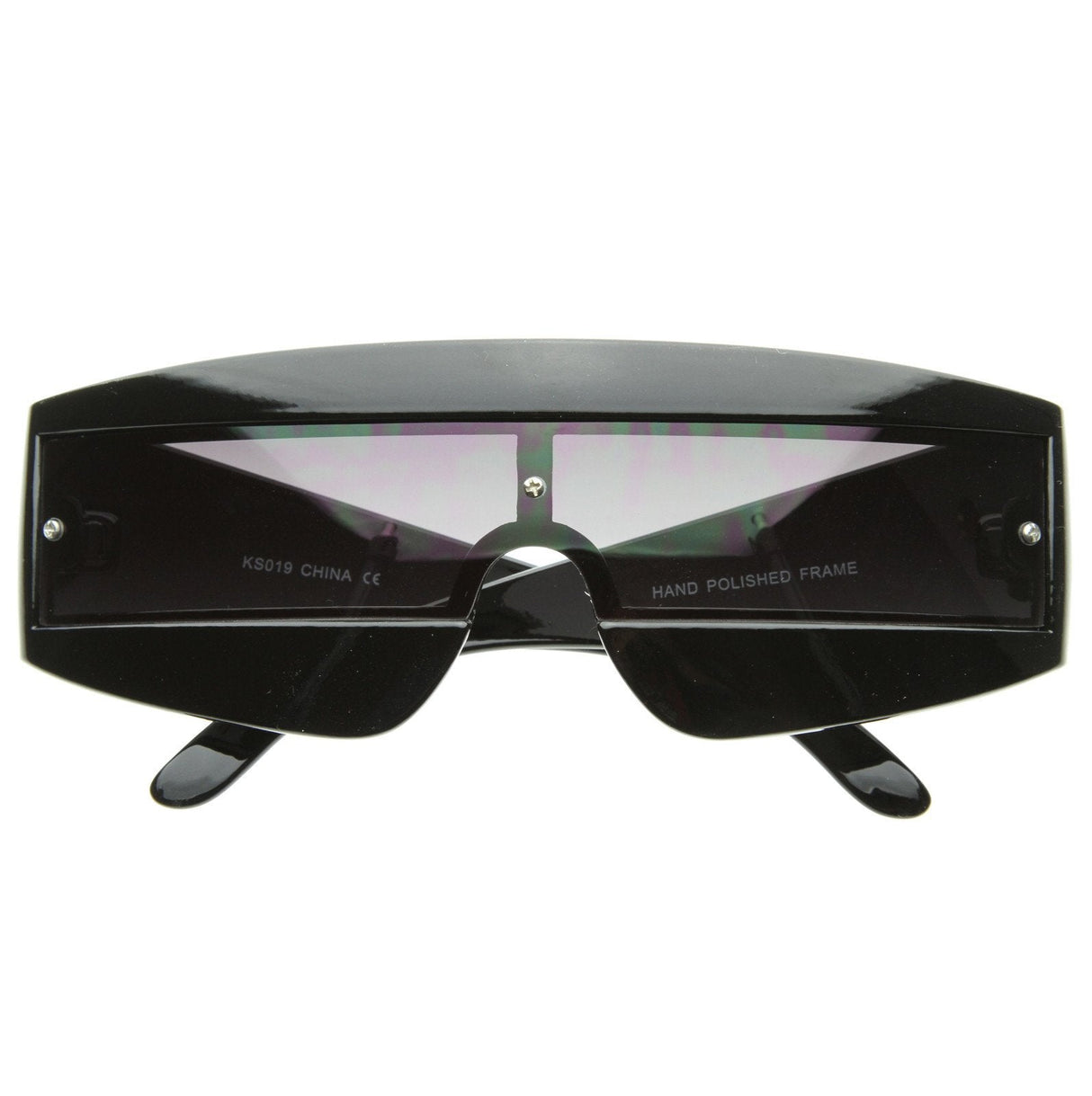 Retro Futuristic 1980's Fashion Shield Novelty Sunglasses 8399 from zeroUV