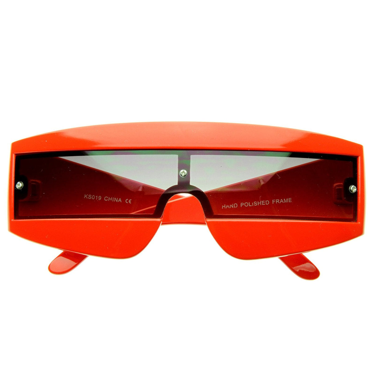 Retro Futuristic 1980's Fashion Shield Novelty Sunglasses 8399 from zeroUV