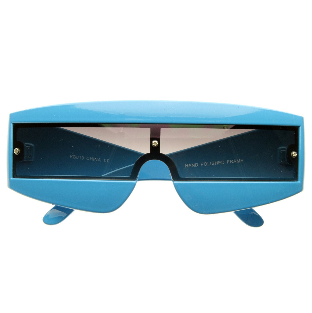 Retro Futuristic 1980's Fashion Shield Novelty Sunglasses 8399 from zeroUV