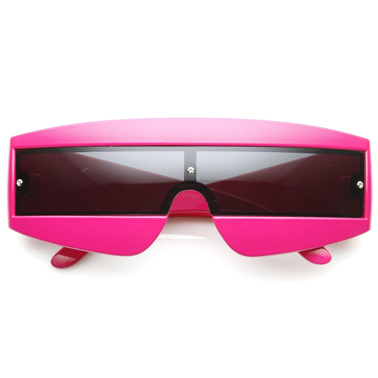 Retro Futuristic 1980's Fashion Shield Novelty Sunglasses 8399 from zeroUV