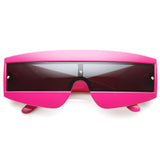 Retro Futuristic 1980's Fashion Shield Novelty Sunglasses 8399 from zeroUV