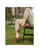 Men's Coffee Barefoot Sneakers from Atlantis Handmade Shoes